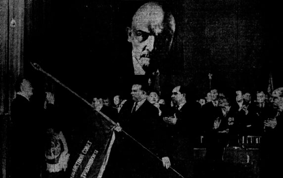Торжественное собрание состоялось 15 июля 1967 года в Иркутском драматическом театре.
